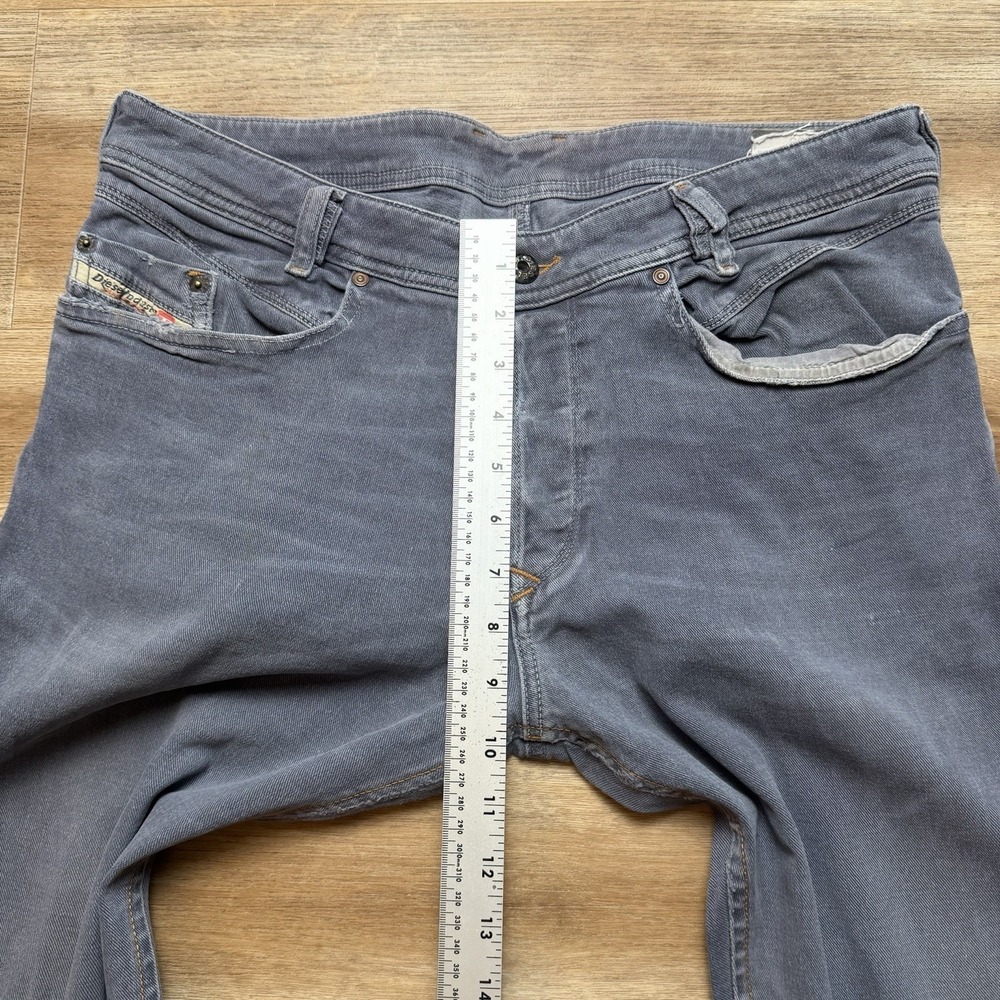 Diesel Iakop Jeans Men 33x32 Blue Slim Tapered Stretch Denim Pants Preppy 0111D - Picture 14 of 16